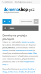 Mobile Screenshot of domena-shop.cz